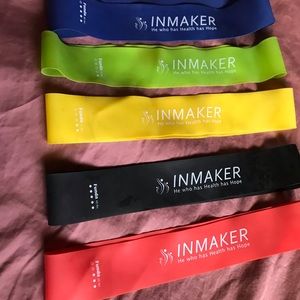 Set of 5 workout bands
